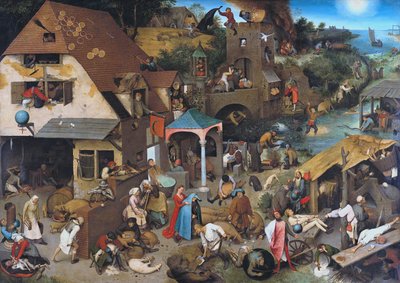 Die niederländischen Sprichwörter von Pieter Bruegel the Elder